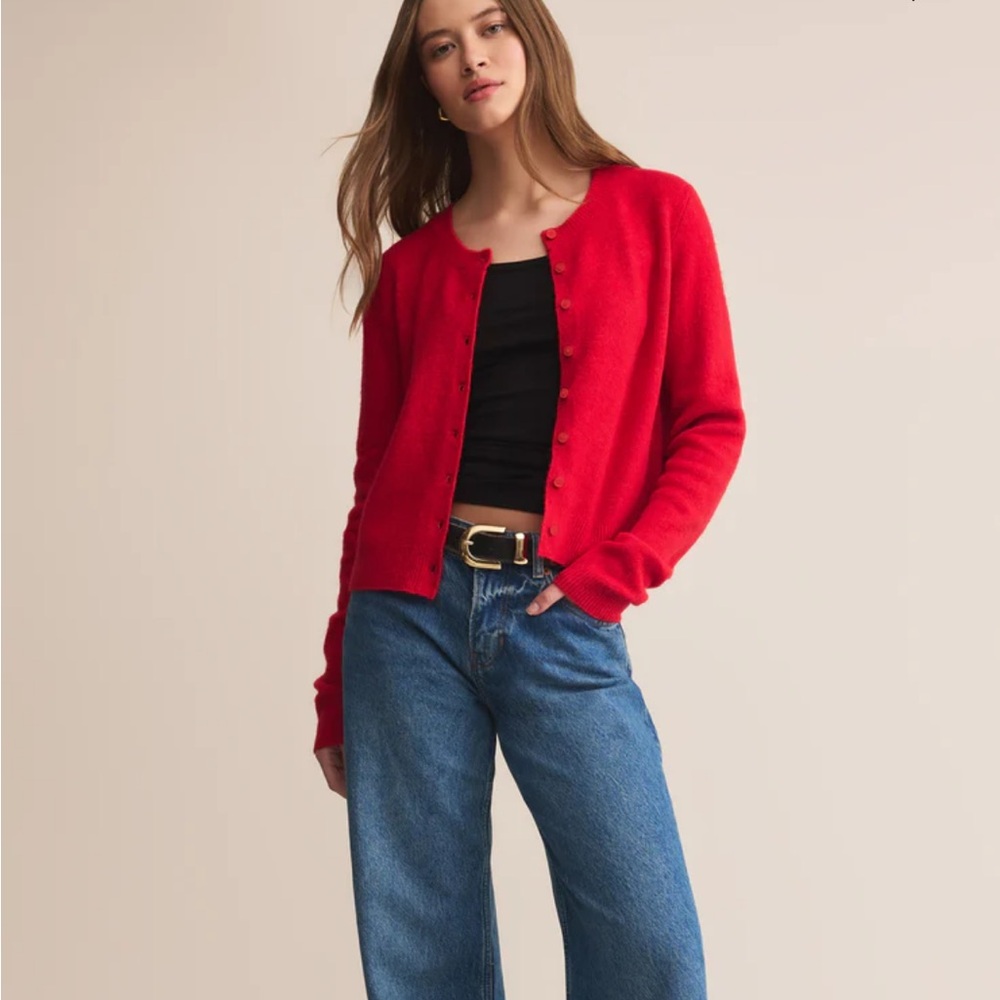 Z Supply Vibrant Red Women's Cardigan